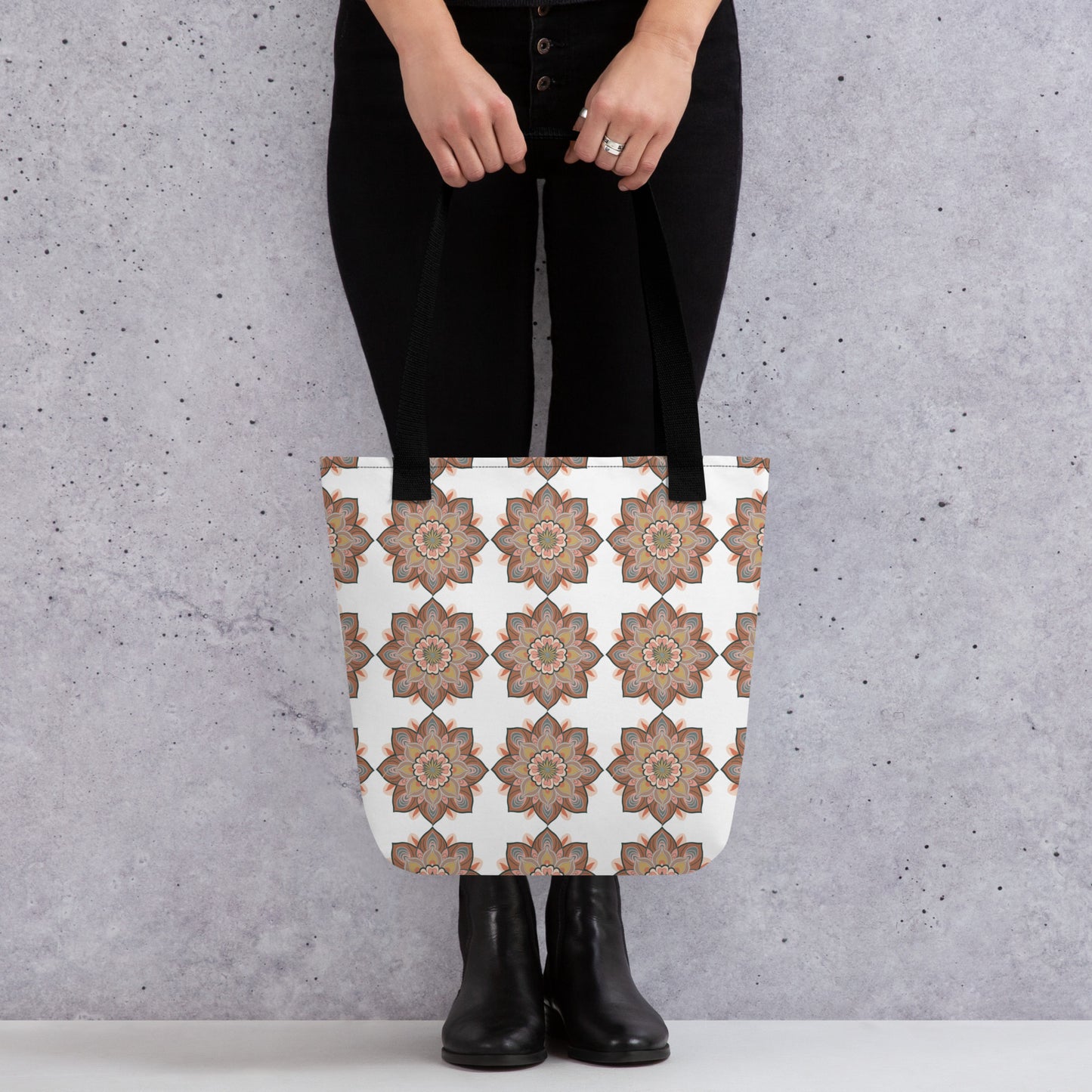 Modern Boho Mandala Tote bag