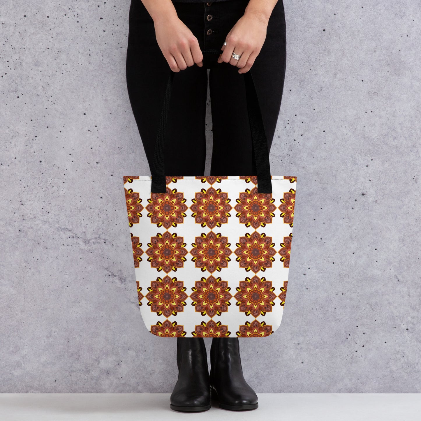 Sunset Mandala Tote bag