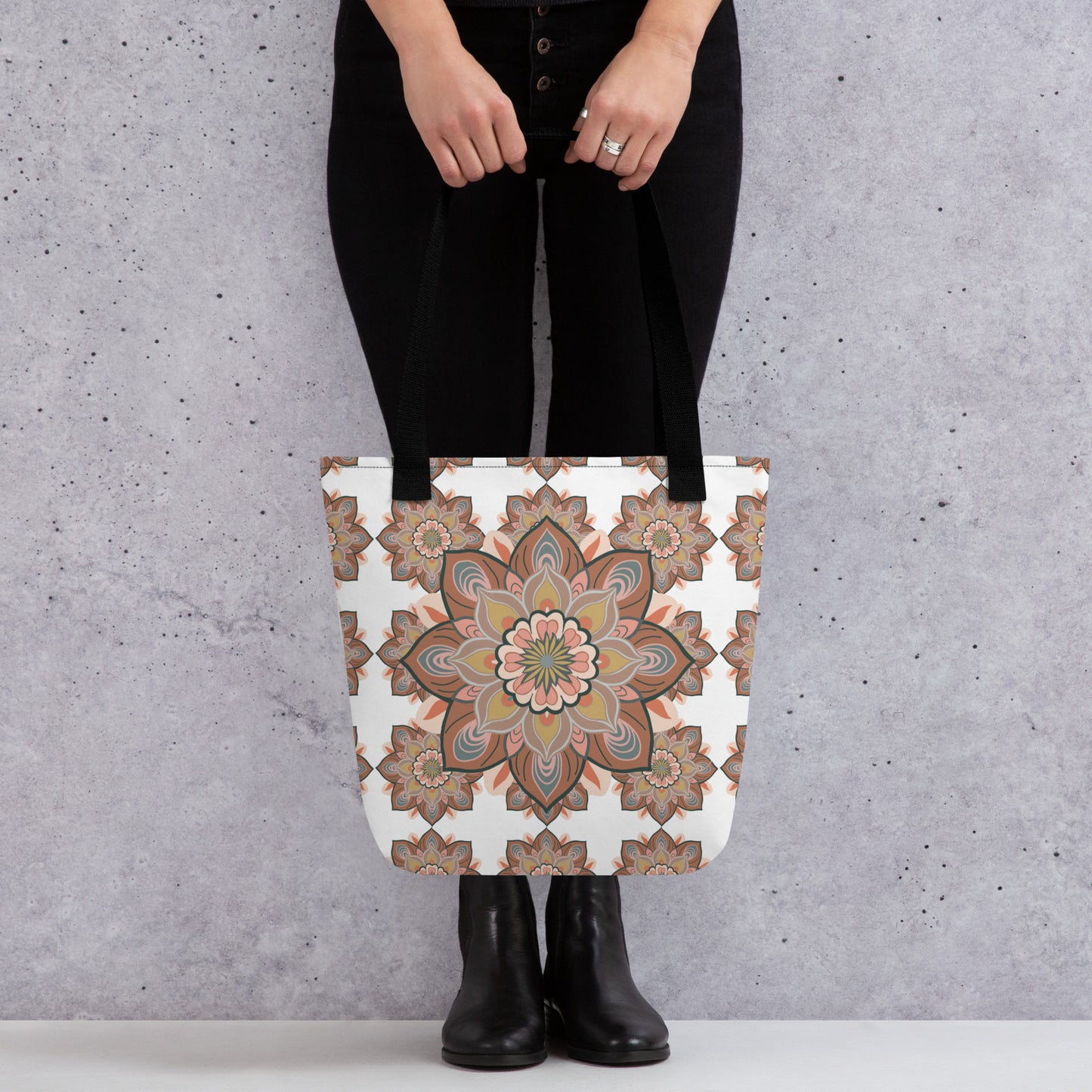 Modern Boho Mandala Tote bag