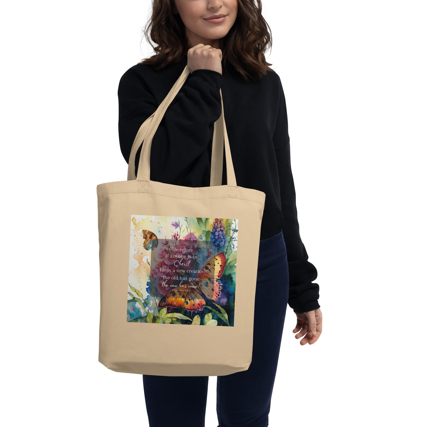 Therefore If Anyone Is In Christ Eco Tote Bag