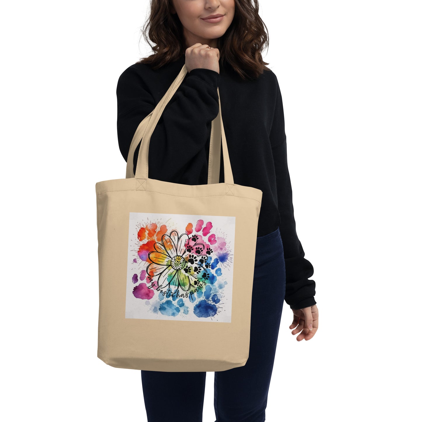 My Bestie Has Paws Eco Tote Bag