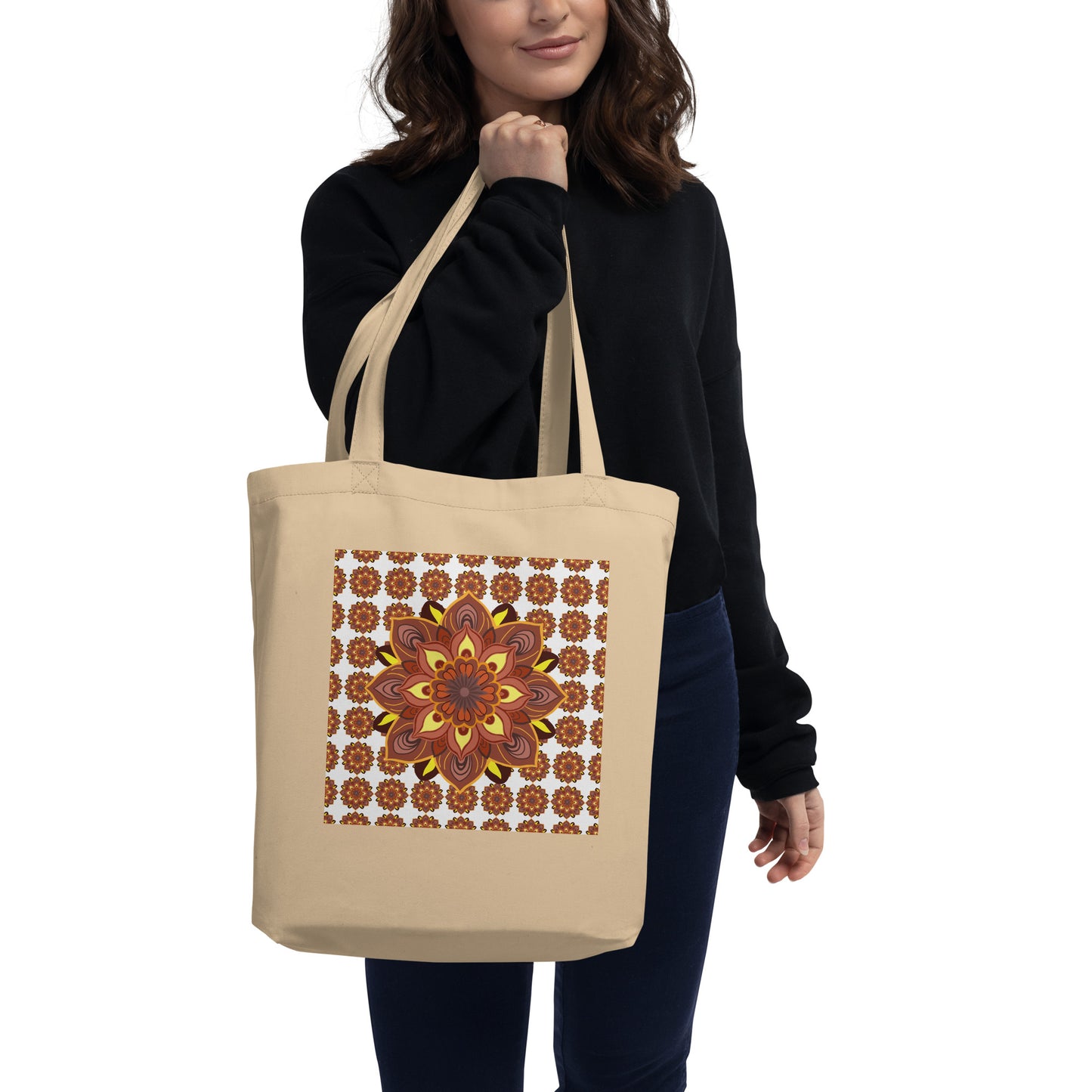 Sunset Mandala Eco Tote Bag