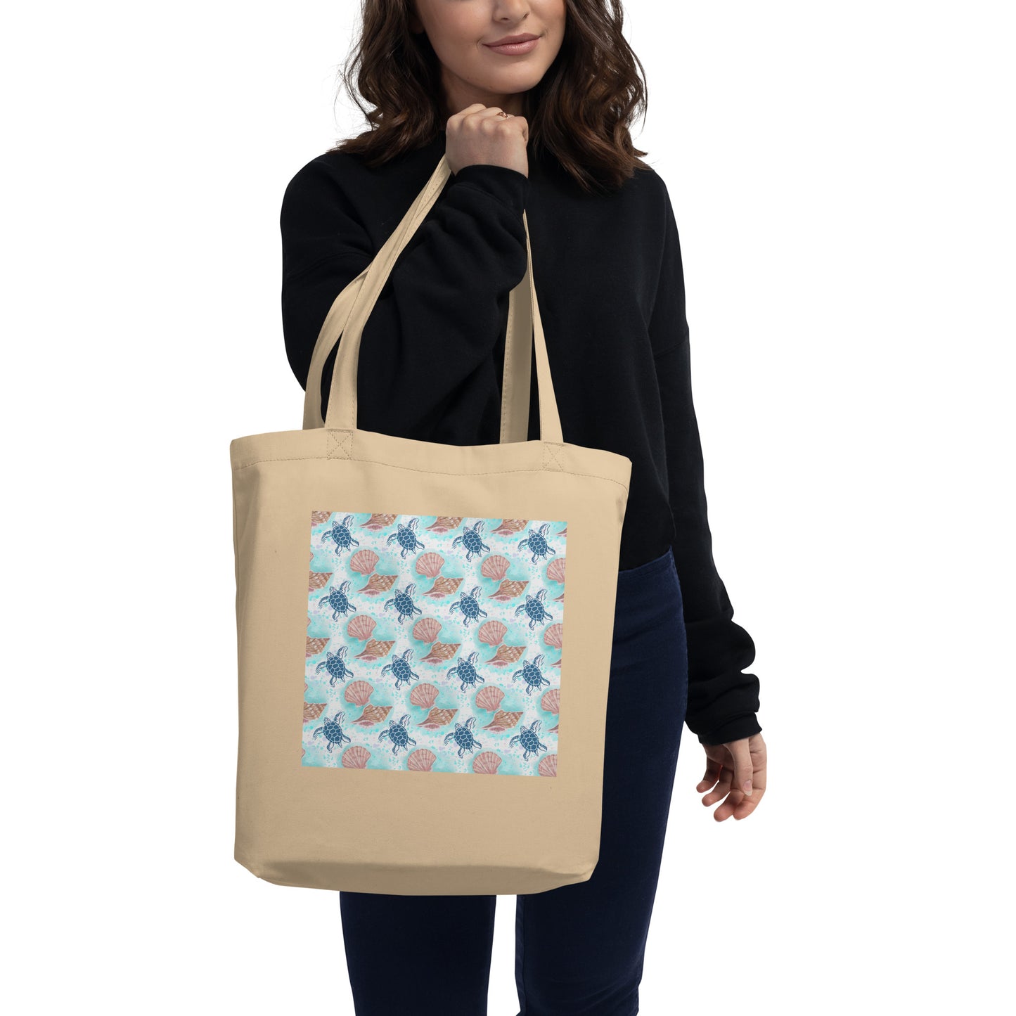 Nauti Sea Turtle Eco Tote Bag