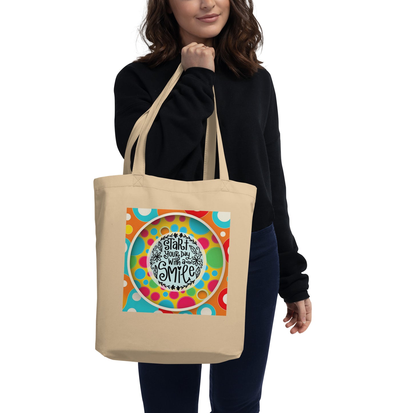 Start Your Day With A Smile Eco Tote Bag