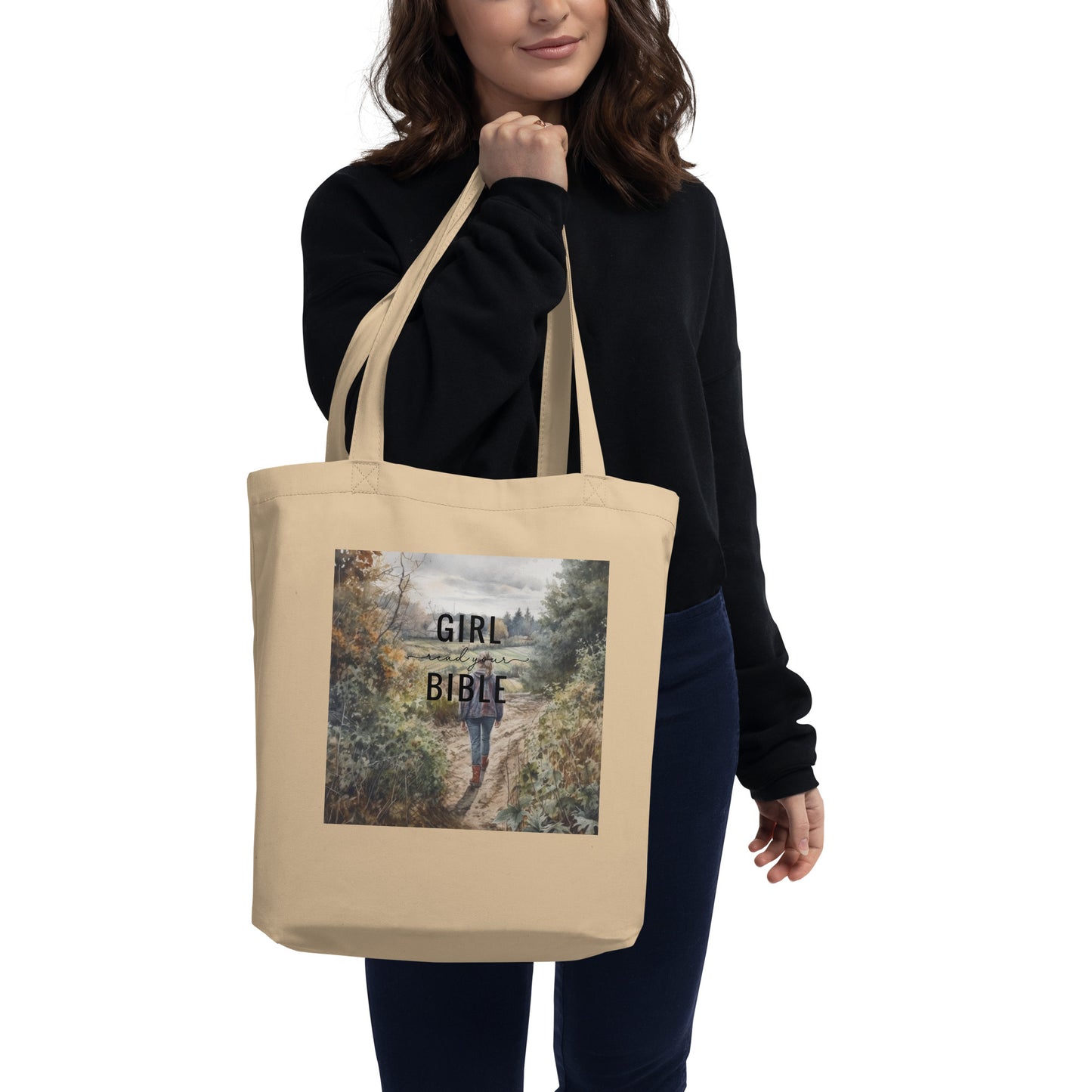 Girl Read Your Bible Eco Tote Bag