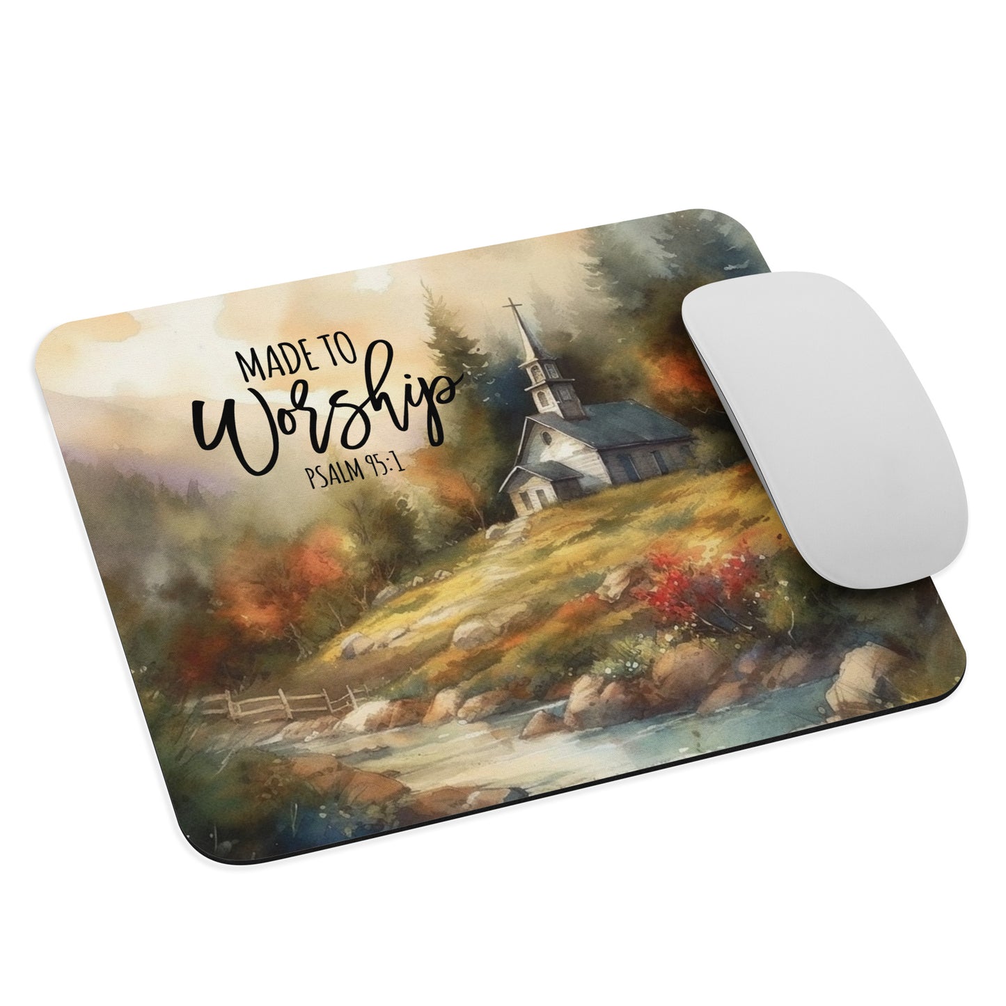 Made To Worship Mouse pad
