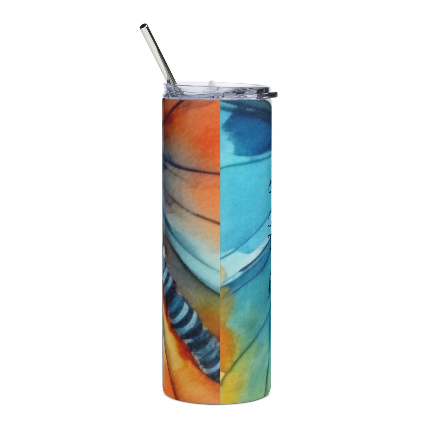 With God All Things Are Possible 20 oz Stainless steel tumbler