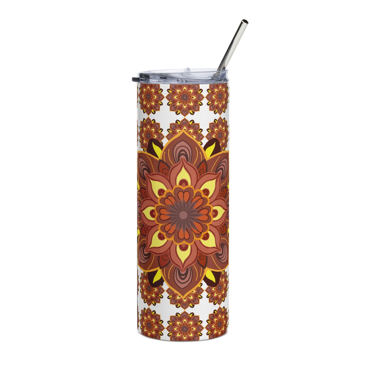 Sunset Mandala 20 oz Stainless steel tumbler