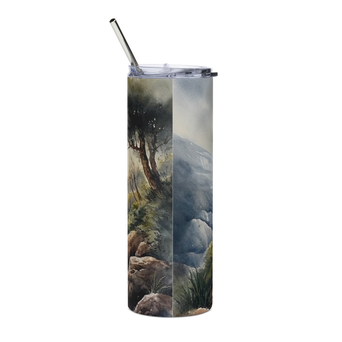 Faith Can Move Mountains 20 oz Stainless steel tumbler