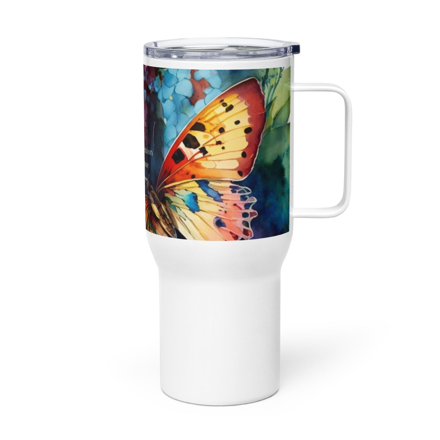 Therefore If Anyone Is In Christ 25 oz Travel Mug