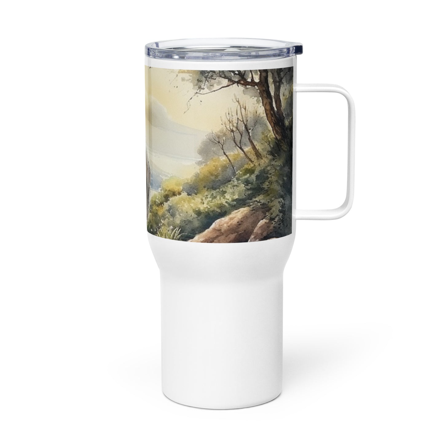 Faith Can Move Mountains 25 oz Travel Mug