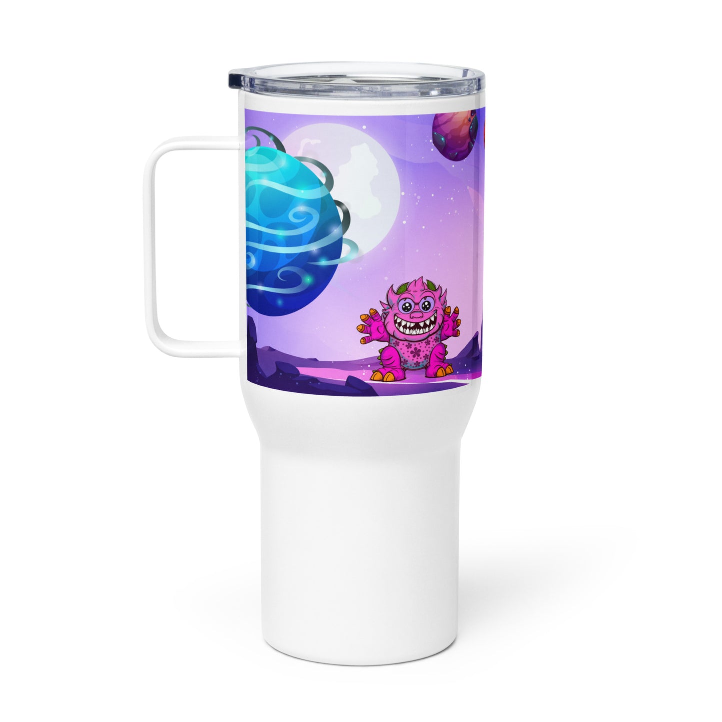 Monster Party #1 25 oz Travel Mug