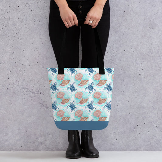 Nauti Sea Turtle Tote bag