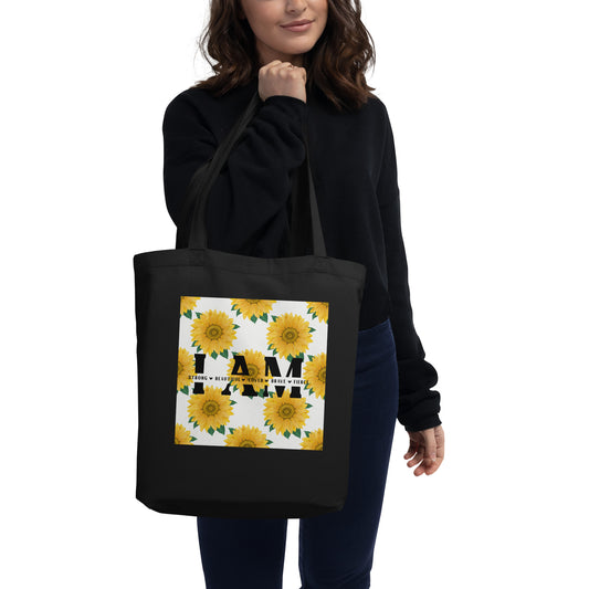 I Am - Sunflower Eco Tote Bag