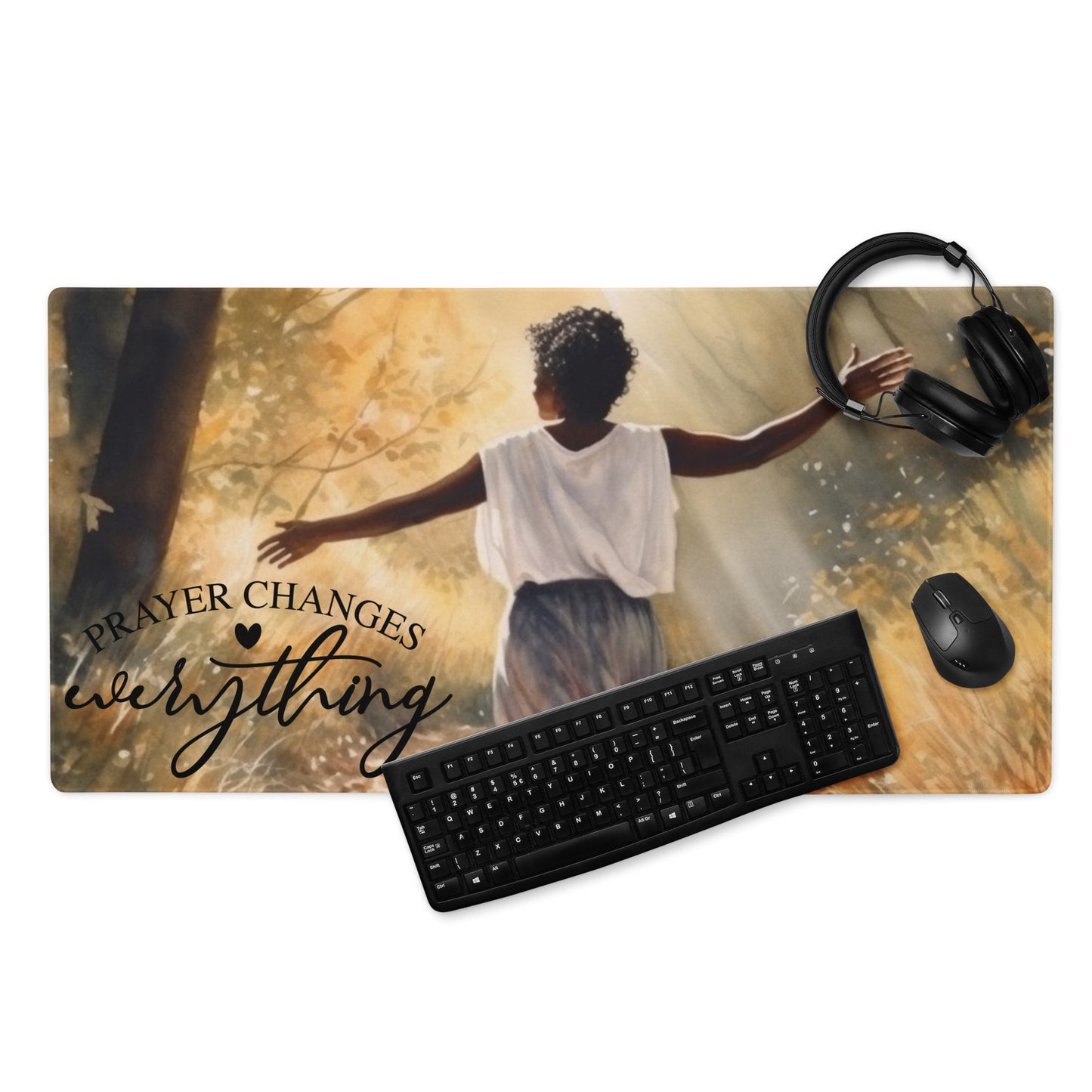 Prayer Changes Everything Gaming mouse pad