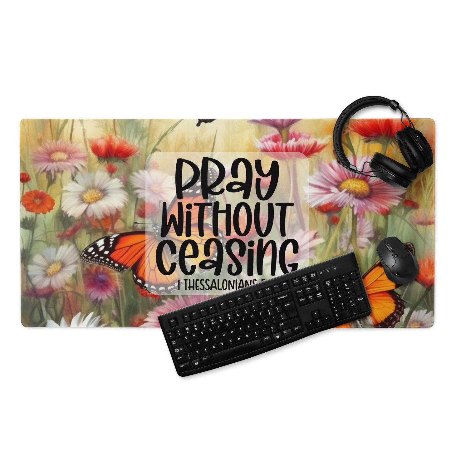 Pray Without Ceasing Gaming mouse pad