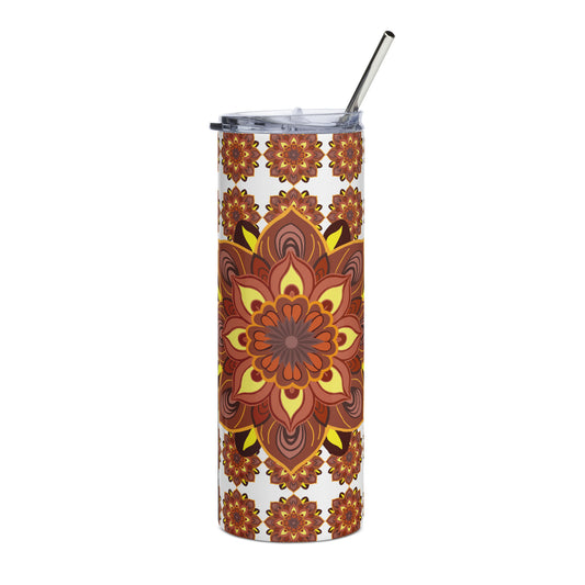 Sunset Mandala 20 oz Stainless steel tumbler