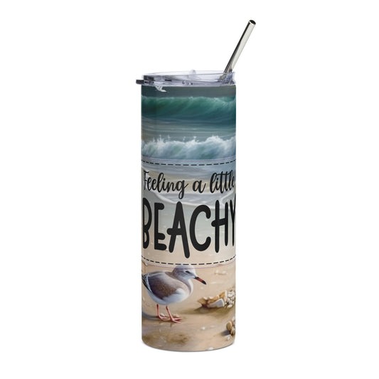 Feeling A Little Beachy 20 oz Stainless steel tumbler