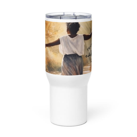 Prayer Changes Everything 25 oz Travel Mug